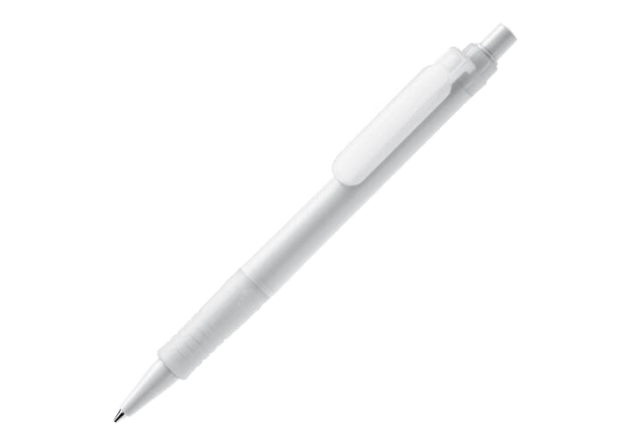 Stylo bille publicitaire biodégradable - Vegetal Pen Blanc / Blanc